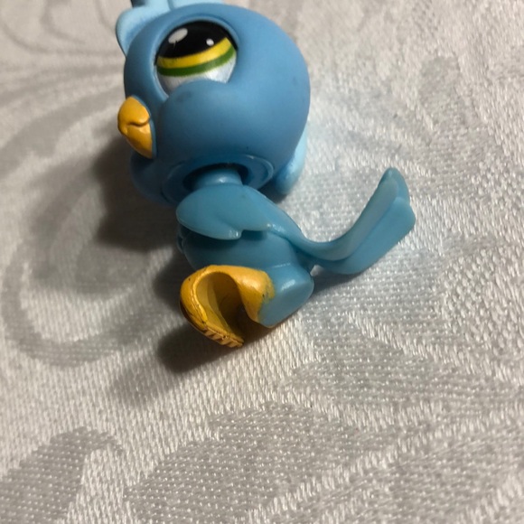 Littlest Pet Shop #317 Blue Cockatoo Bird LPS - Picture 8 of 16